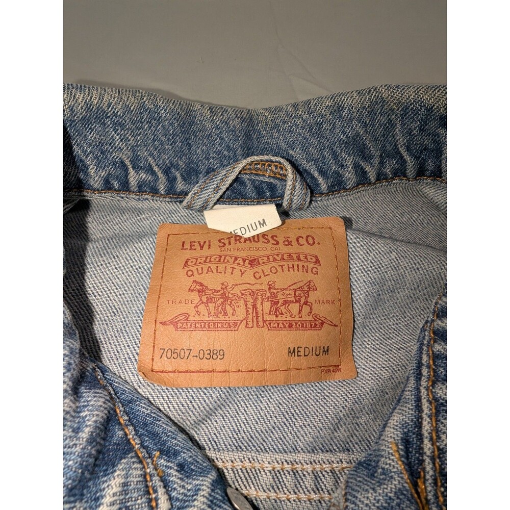 Vintage Levis 70507-0389 Denim Jean Jacket   - Size Medium - Picture 2 of 12